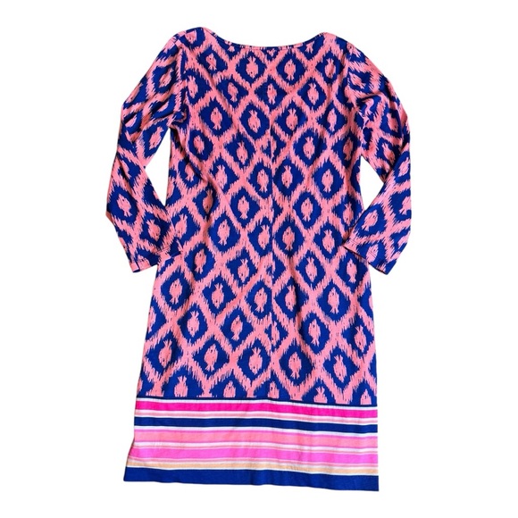 Lilly Pulitzer Beacon Little Fish Chase Dress in Bomber Blue size S - Picture 4 of 9